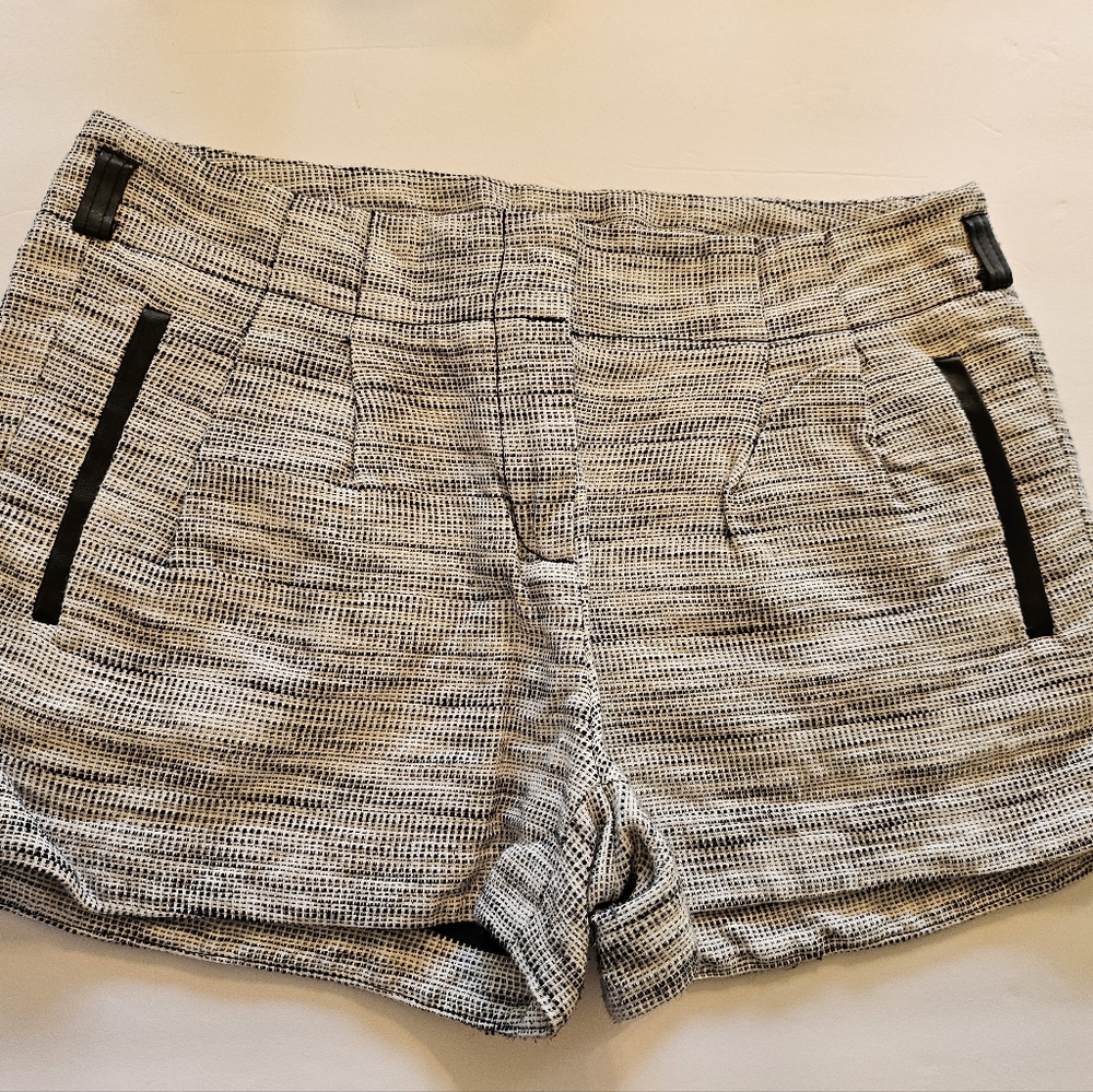 Black and White Women's Shorts